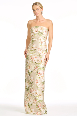 Sachin & Babi Sophia Gown - Pewter Camellia S263G39-287