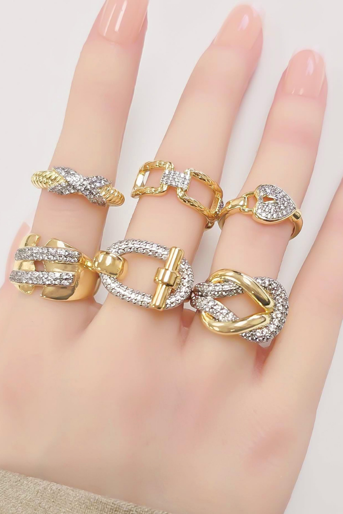 OMGBlings LRN371 - Two Tone Ring