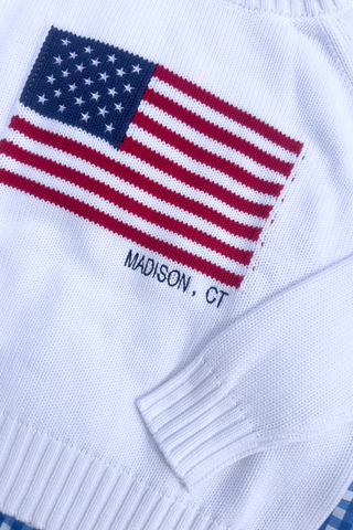 Vintage Flag Sweater - Madison