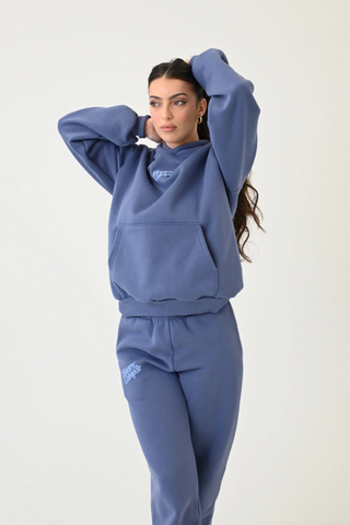 Happy Camp3r Puff Series Sweatpants - Vintage Blue