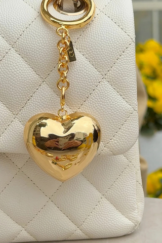 Girls Crew Heart of Gold Bag Charm