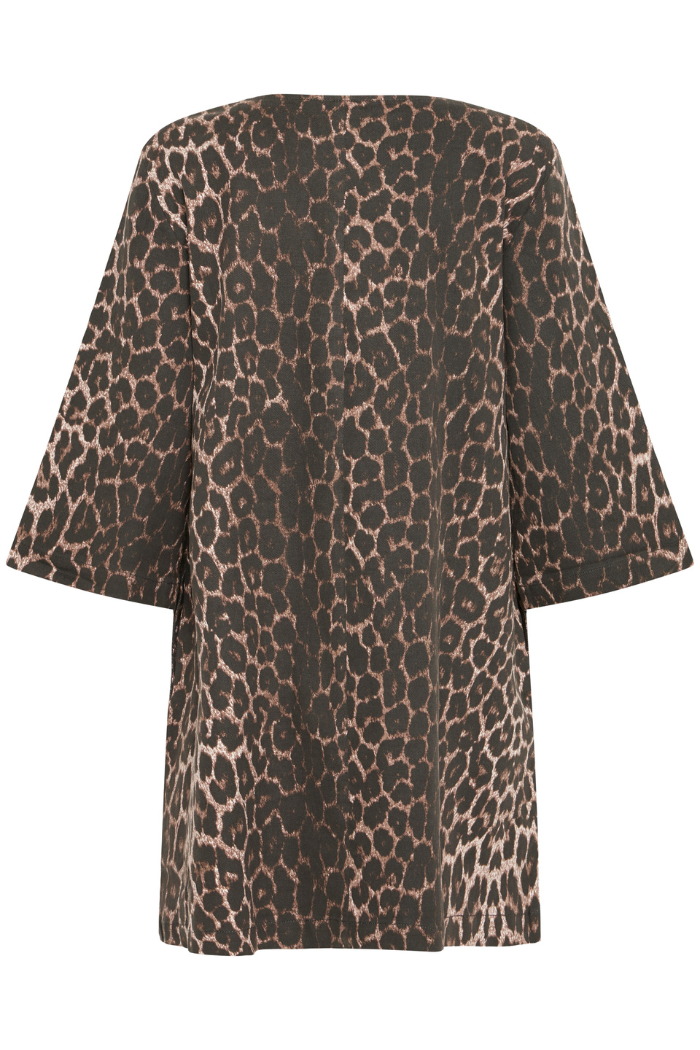 b. young BYKenna Dress 20816507 Denim Leopard