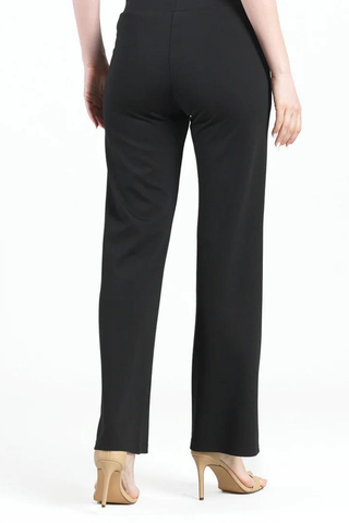 Clara Sunwoo Rayon-Ponte Knit Loose Leg Pocket Pant PT42A