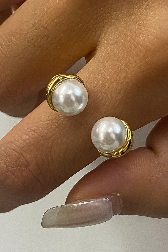 Flânerie by MAIQ Eloura 18K Gold Non-Tarnish Pearl Ring