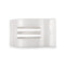 Rectangle/Coconut White