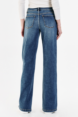 Farrah High Rise Wide Leg Denim