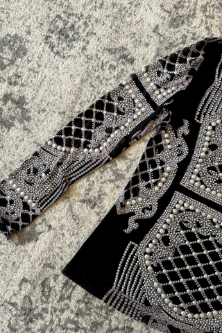 Art Deco Pearl Top