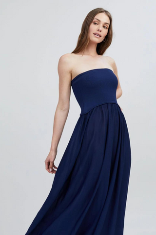 Solid & Striped Strapless Soglio Dress