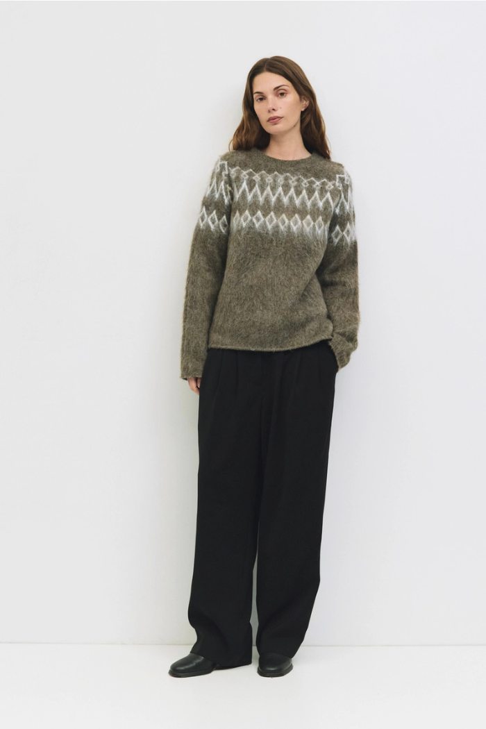 Mod Ref The Wilson Sweater | Fair Isle Brushed Sweater