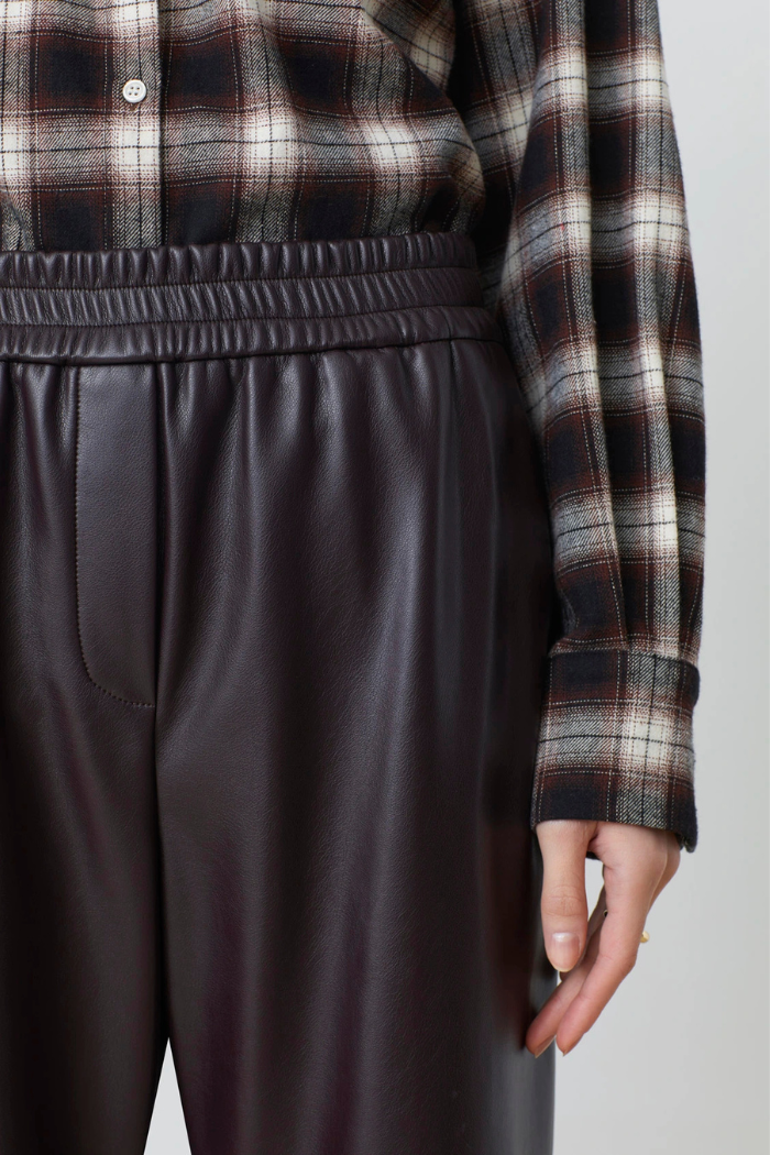 Suncoo Joe Faux Leather Trousers