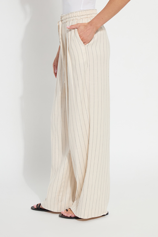 Iria Pleated Drawstring Wide Leg Pant 10-3902-M4