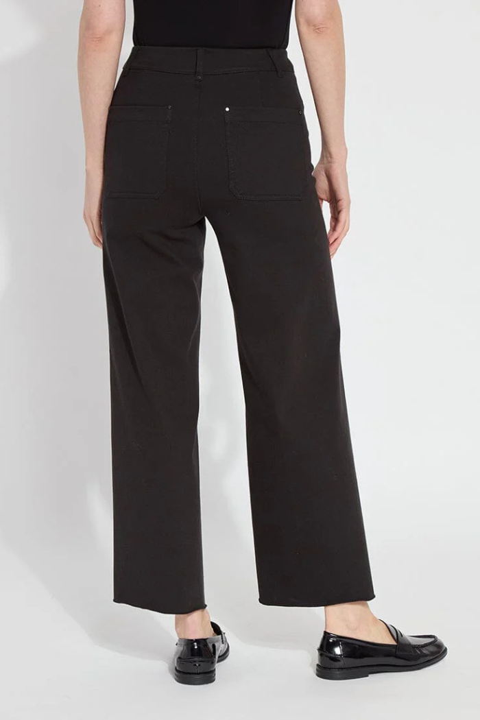 Lyssé Erin Wide Leg Denim - Black
