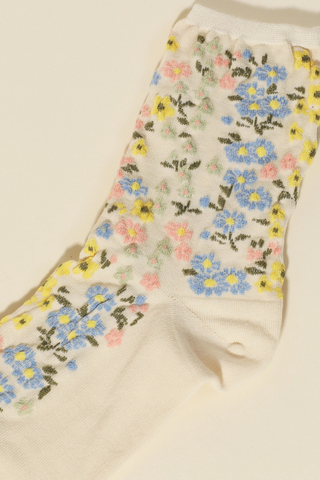 Anarchy Street Flower Pattern Socks