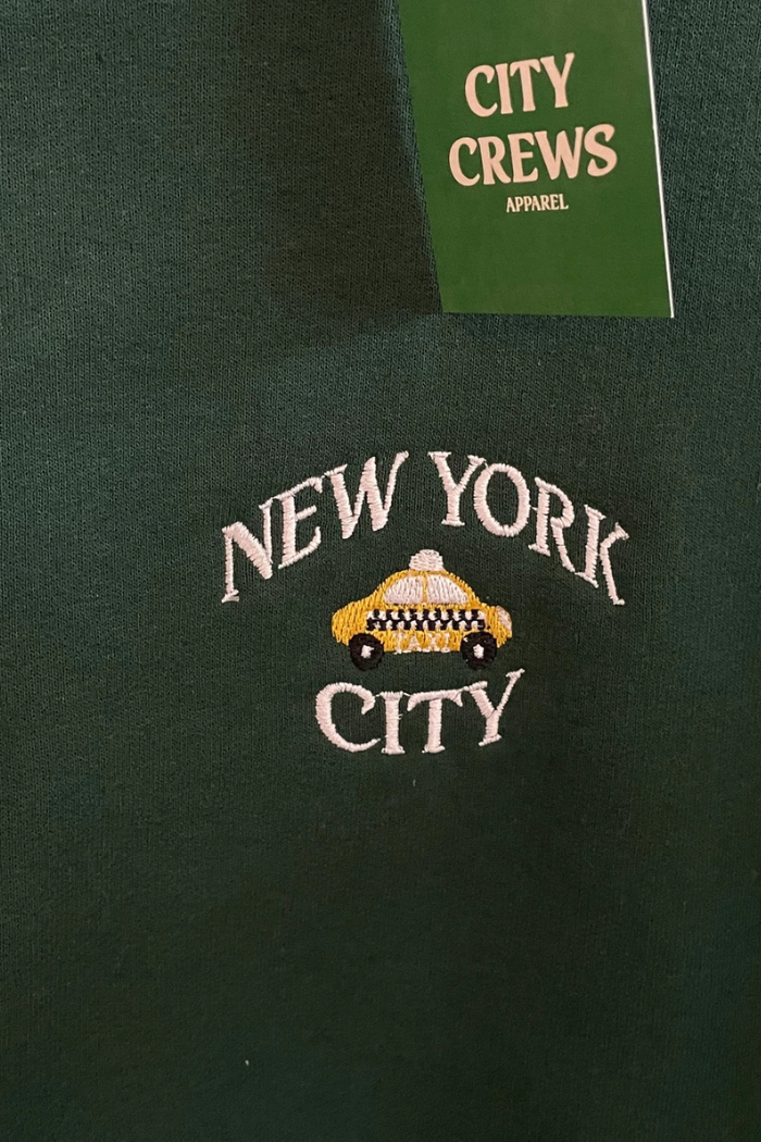 City Crews New York City Embroidered Sweatshirt