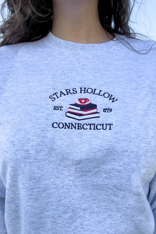 City Crews Stars Hollow Embroidered Sweatshirt