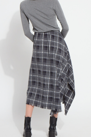 Anniston Asymmetric Fringe Skirt Lyssé 32-4037-M4