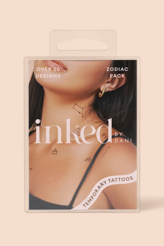 Inked by Dani Zodiac Collection: Air Signs Temporary Tattoo Pack