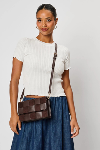 Tanya Crossbody - Chocolate Moda Luxe 66028ML