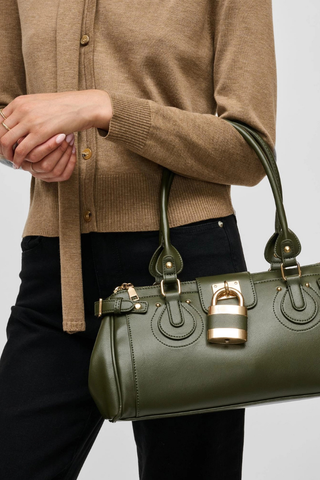 Moda Satchel - Olive Urban Expressions 63987A