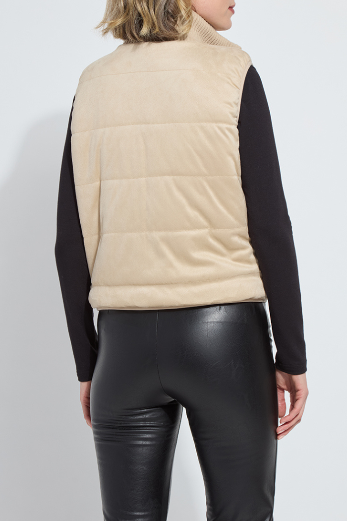 Lyssé Petra Reversible Puffer Sweater Vest