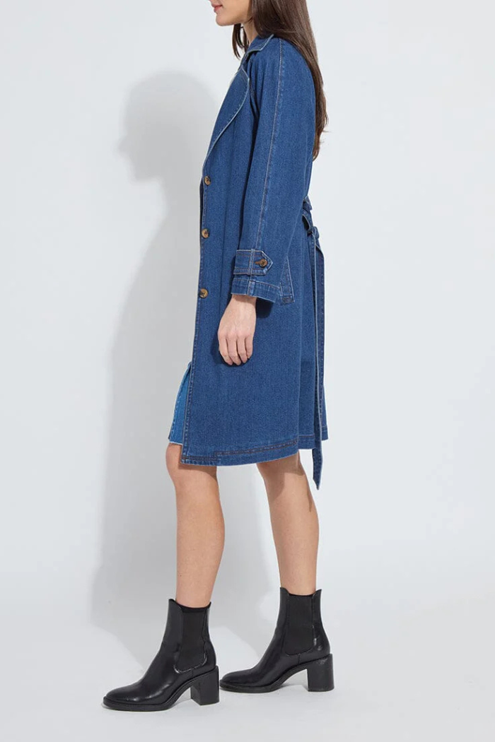 Lyssé Paris Tencel Denim Trench