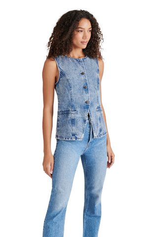 Steve Madden Wesley Top - East Side Wash Acid BP104579