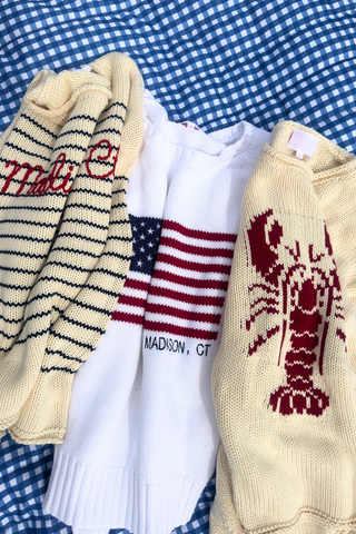 Vintage Flag Sweater - Madison
