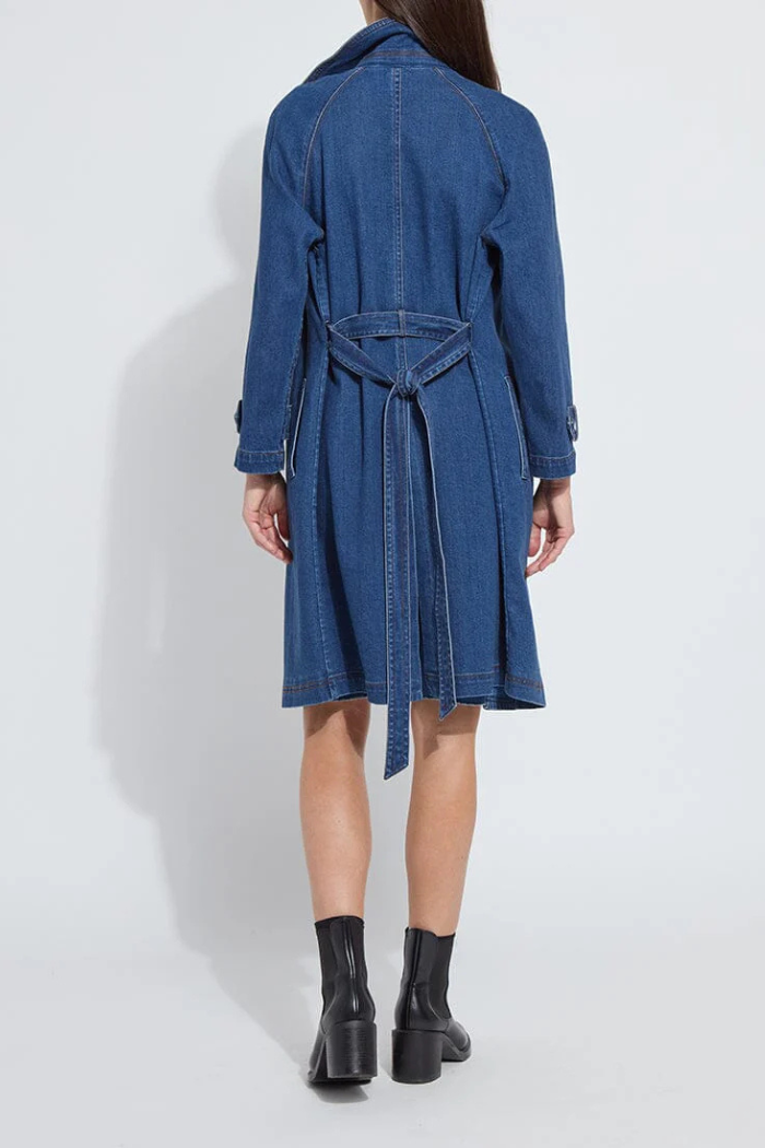 Lyssé Paris Tencel Denim Trench
