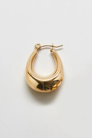 Oval Hoop Earrings