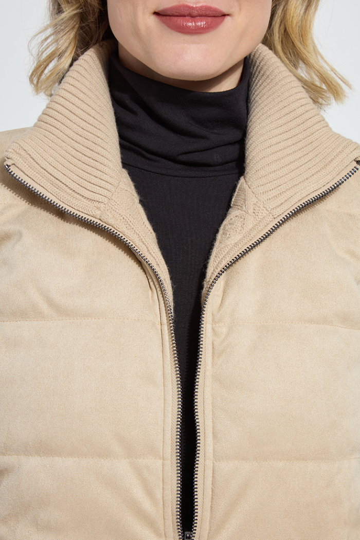 Lyssé Petra Reversible Puffer Sweater Vest