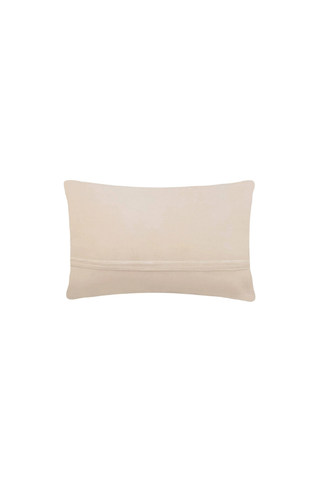 Pink pillow with 'LOVE' and a tennis ball design on a white background