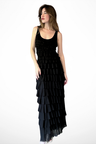 Merit Dress - Black Mesh