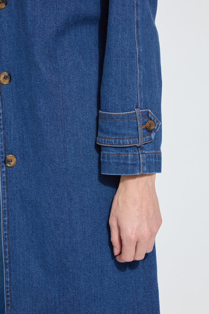Lyssé Paris Tencel Denim Trench