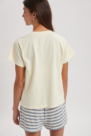 Wishlist Lobster Patch Tee - Butter WL25-11862