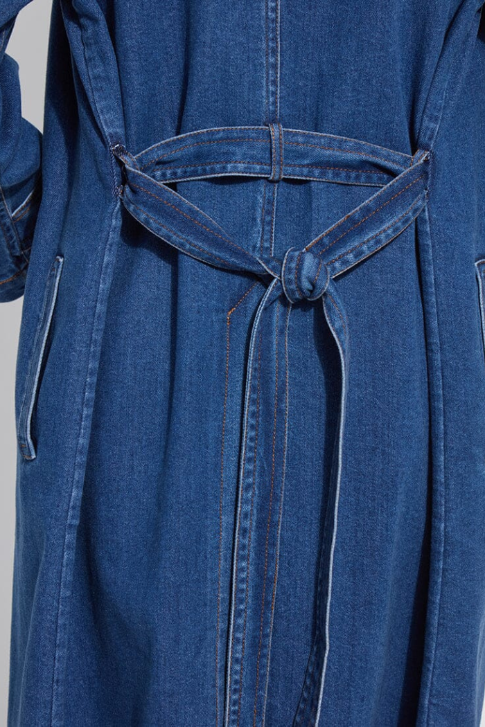Lyssé Paris Tencel Denim Trench