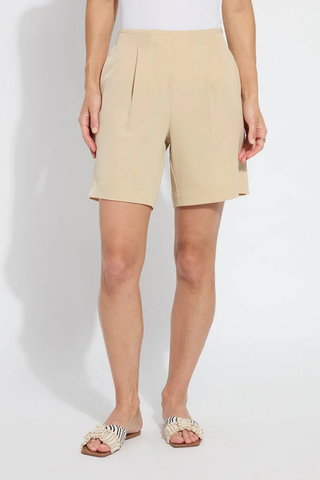 Lyssé Dia Pleated Short - Raffia