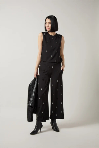 Genesis Embellished Stretch Woven Pant 10-4005-M4