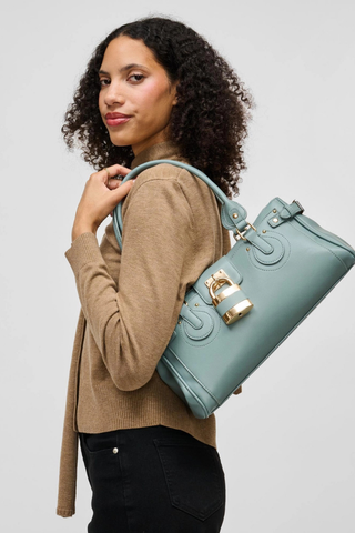 Moda Satchel - Dusty Blue Urban Expressions 63987A