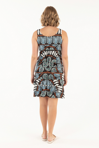 Isle Sleeveless Cha Cha Dress - Tribal