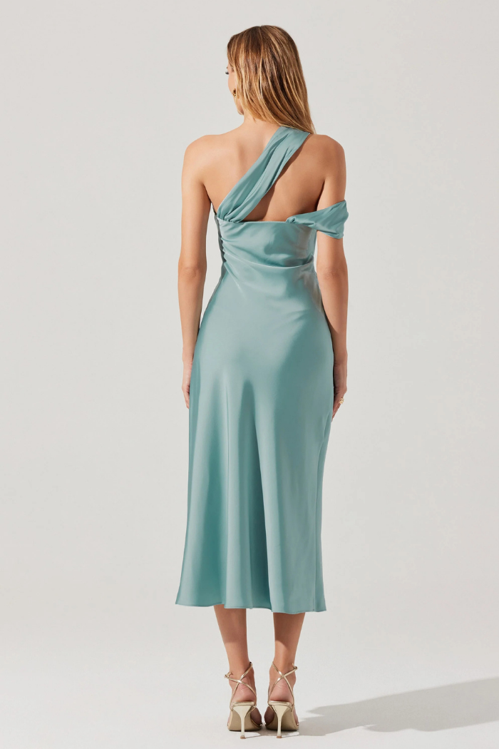 ASTR Cersei One Shoulder Midi Dress