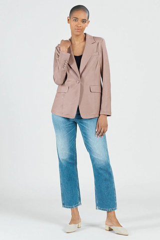 Clara Sunwoo JK124 Liquid Leather Blazer