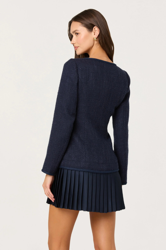 ASTR Malorie Mixed Media Mini Dress ACDR103048