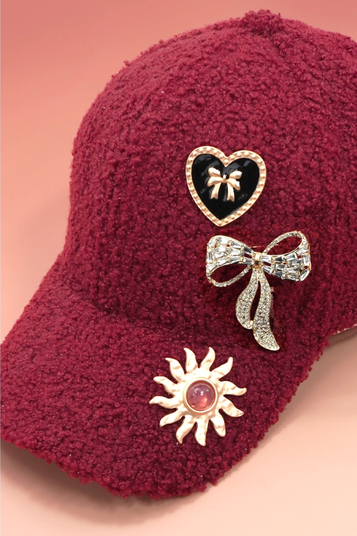 Josslyn Vintage Brooches Pins - Bow Rhinestone 