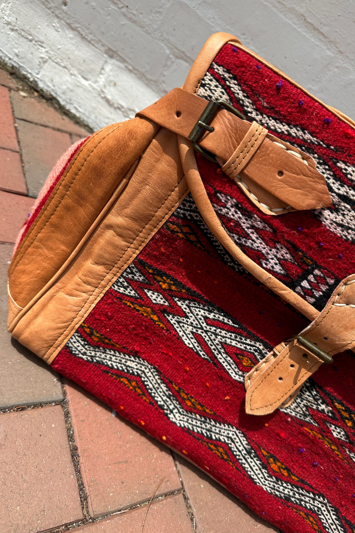 Moroccan Duffle Kilim bag