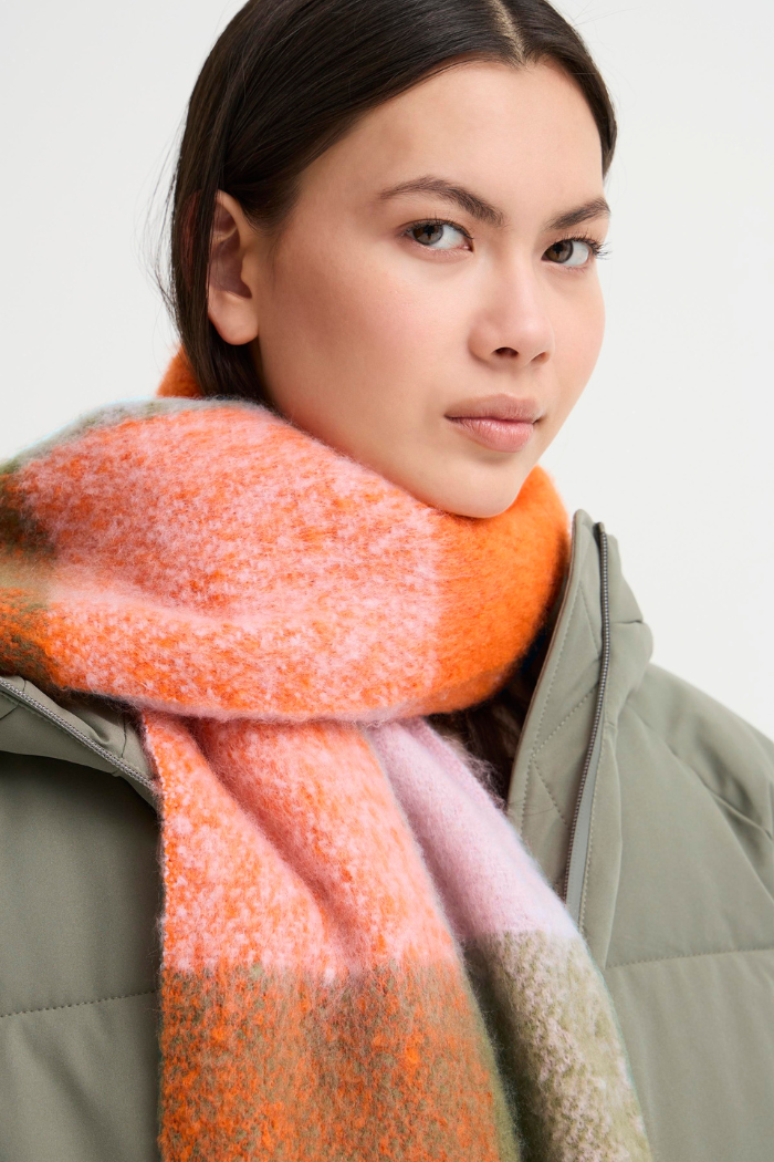 ICHI IAAgge Scarf Tangerine Tango