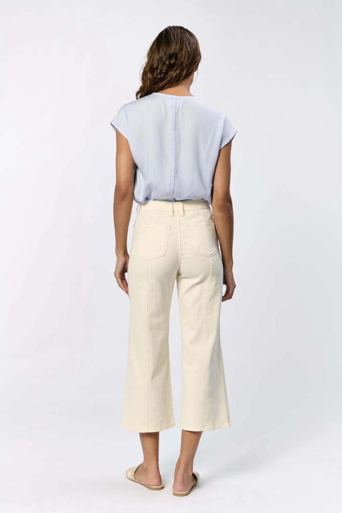 Dear John Audrey Wide Leg Jean Wheat