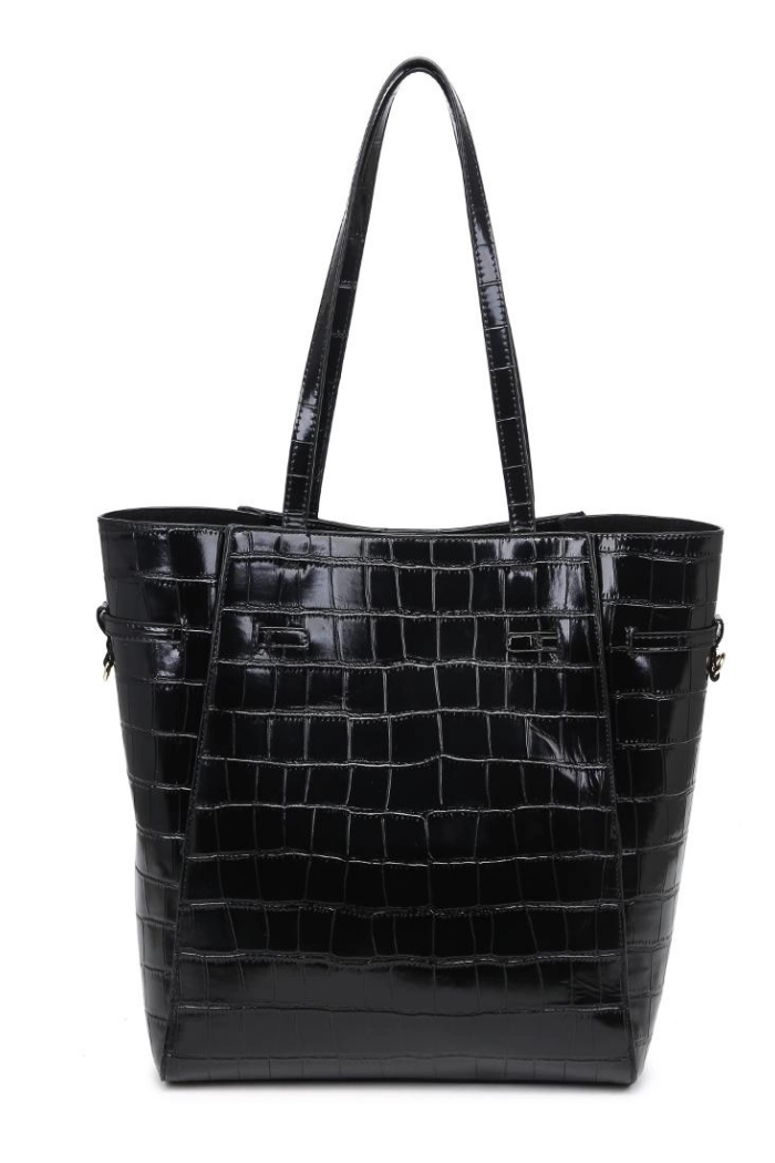 Moda Luxe Athena Bucket Bag - Black