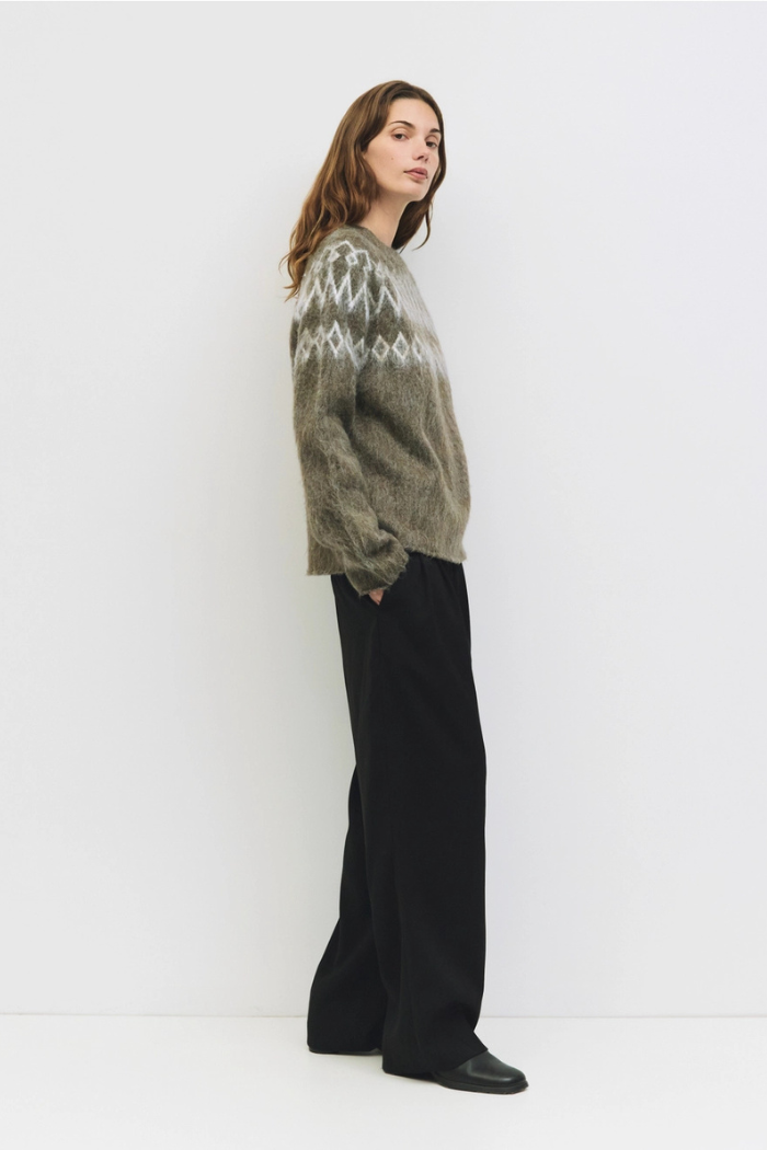 Mod Ref The Wilson Sweater | Fair Isle Brushed Sweater