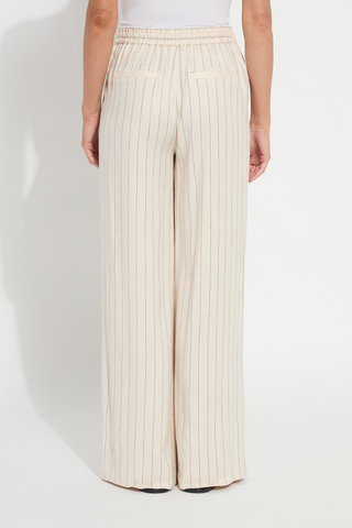 Iria Pleated Drawstring Wide Leg Pant 10-3902-M4