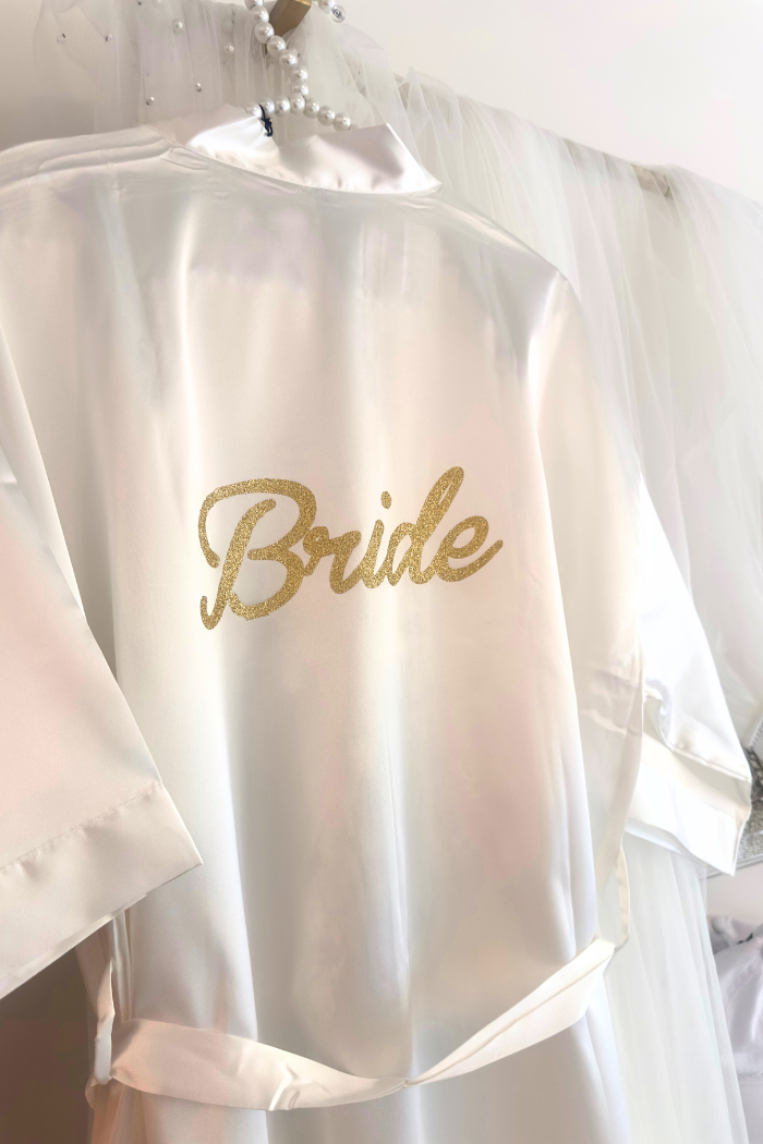 Satin Bridal Robe